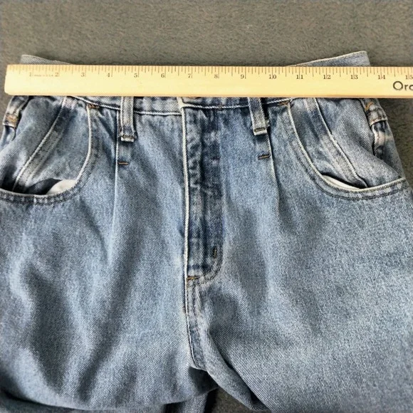 VINTAGE 80s The Limited Mom Jeans Womens 8 Pleated Taper Hi Rise 27X28‎ Grunge - Picture 5 of 15